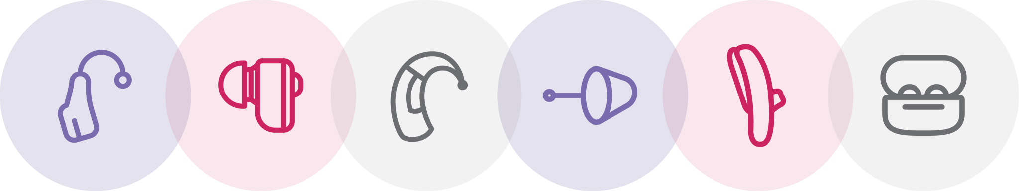 Hearing aid icons